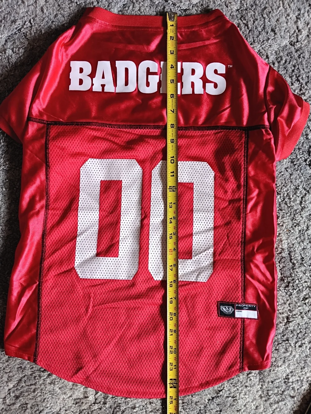 ❤️ Wisconsin Badgers Pets First Jersey Dog Sports Football Red XXL 2XL XX-Large